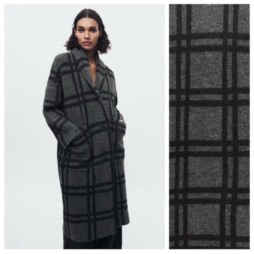 Zara Checkered Coat